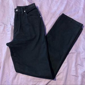 black wrangler cowboy jeans
